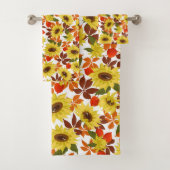 Autumn Sunflower Bad Handdoek (Insitu)