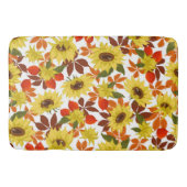 Autumn Sunflower Badmat (Voorkant)
