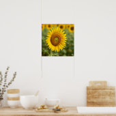 Autumn Sunflower Graphic Poster (Keuken)
