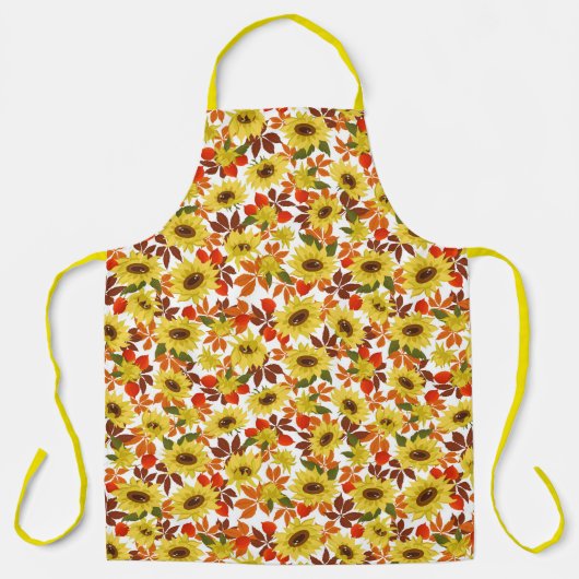 Autumn Sunflower Schort (Voorkant)