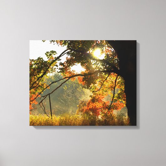 Autumn Sunrise Canvas Afdruk (Voorkant)
