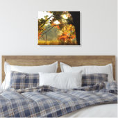 Autumn Sunrise Canvas Afdruk (Insitu (Slaapkamer))