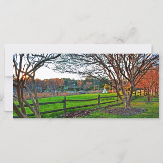 Autumn Sunset by Shirley Taylor (Achterkant)