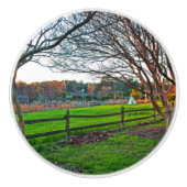 Autumn Sunset by Shirley Taylor Keramische Knop (Voorkant)