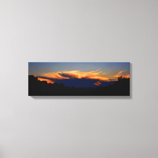 Autumn Sunset Canvas Afdruk (Voorkant)