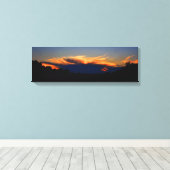 Autumn Sunset Canvas Afdruk (Insitu (Houten vloer))