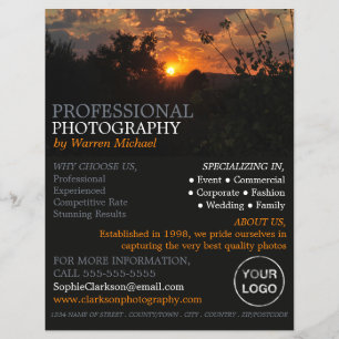 Autumn Sunset, Fotografie, Fotografe hire Flyer