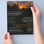 Autumn Sunset, Fotografie, Fotografe hire Flyer (Hand)