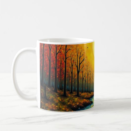 Autumn Sunset Koffiemok (Links)