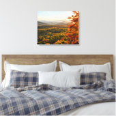 Autumn Sunset | North Carolina Canvas Afdruk (Insitu (Slaapkamer))