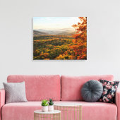 Autumn Sunset | North Carolina Canvas Afdruk (Insitu (Woonkamer))