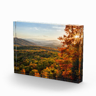 Autumn Sunset North Carolina Fotoblokken