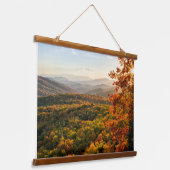 Autumn Sunset | North Carolina Hangend Wandkleed (Gebogen)