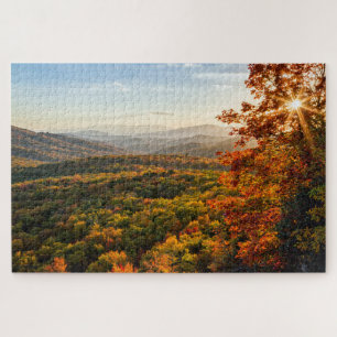 Autumn Sunset   North Carolina Legpuzzel