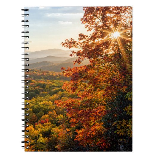 Autumn Sunset | North Carolina Notitieboek (Voorkant)