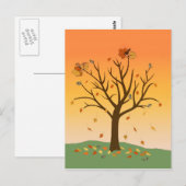 Autumn Sunset Post Card Briefkaart (Voorkant / Achterkant)
