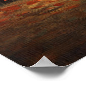 Autumn Sunset Poster (Hoek)