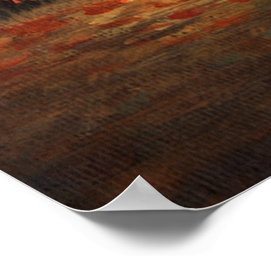 Autumn Sunset Poster (Hoek)