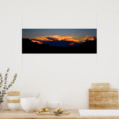 Autumn Sunset Poster (Keuken)