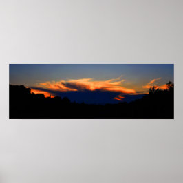 Autumn Sunset Poster