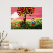 Autumn Sunset Poster (Keuken)