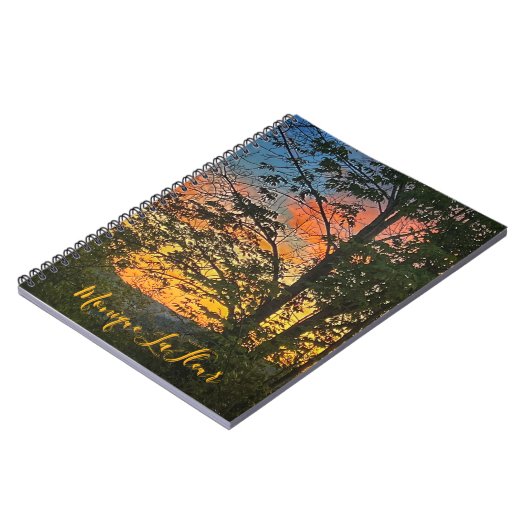 "Autumn Sunset" Spiral Notebook Notitieboek (Linkerzijde)