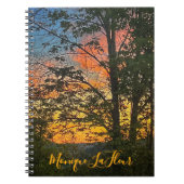 "Autumn Sunset" Spiral Notebook Notitieboek (Voorkant)