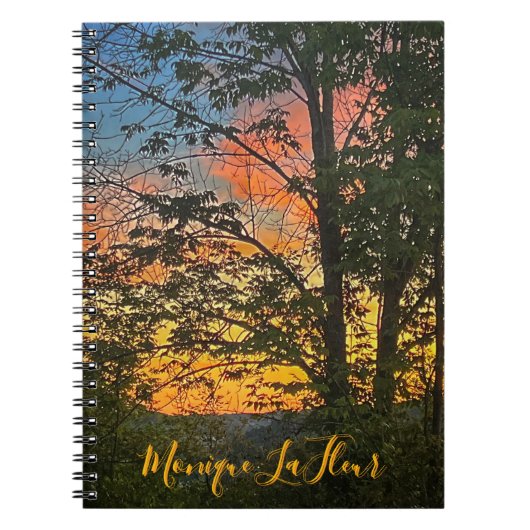 "Autumn Sunset" Spiral Notebook  Notitieboek (Voorkant)