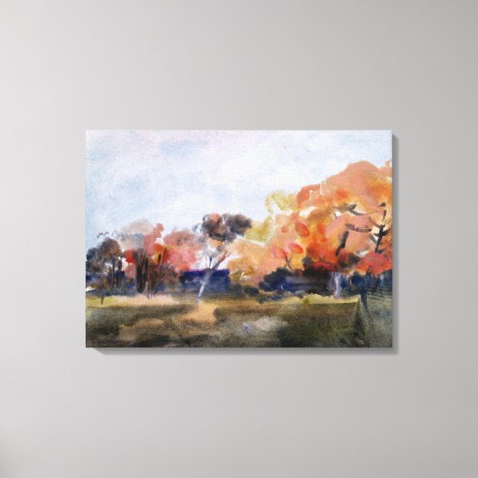 Autumn, Sussex Canvas Afdruk (Voorkant)