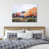 Autumn, Sussex Canvas Afdruk (Insitu (Slaapkamer))