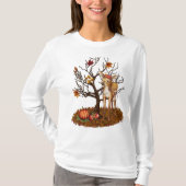 Autumn Sweatshirt met Baby Deer (Voorkant)