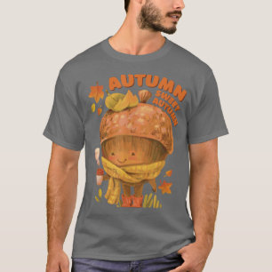 Autumn Sweet Autumn Cute Acorn Herfst Season Graph T-shirt