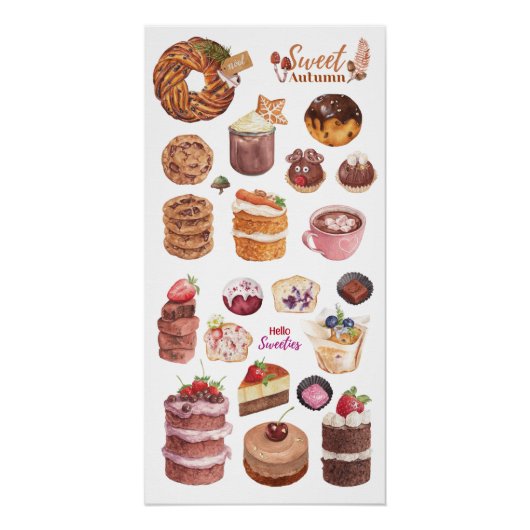 Autumn Sweets Treats Poster (Voorkant)