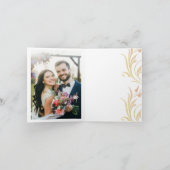 Autumn Swirl Foto Bedankkaart (Binnen)