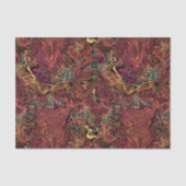 Autumn swirl gemarmerd tissuepapierpapier Thanksgi Tissuepapier (Voorkant)