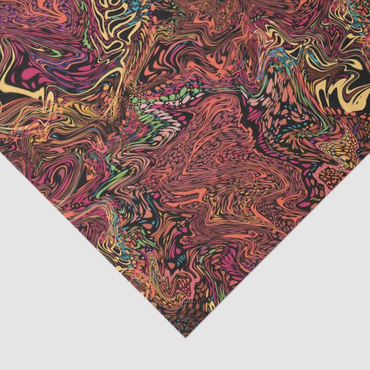 Autumn swirl gemarmerd tissuepapierpapier Thanksgi Tissuepapier (Detail)