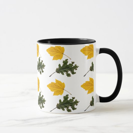 Autumn Symmetry Leaf Pattern Mok (Rechts)