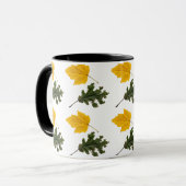 Autumn Symmetry Leaf Pattern Mok (Voorkant links)