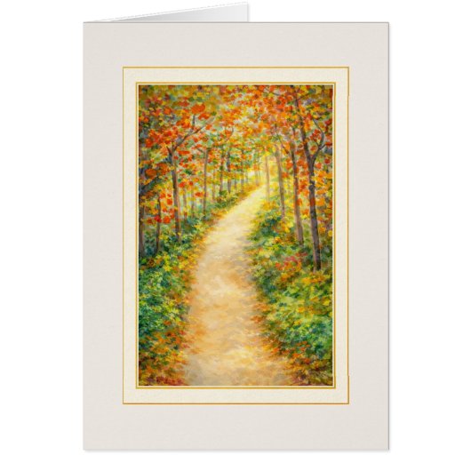 Autumn Sympathy Card – Thinking of You (Voorkant)