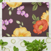 Autumn Symphony - Floral Design  Theedoek (Gevouwen)