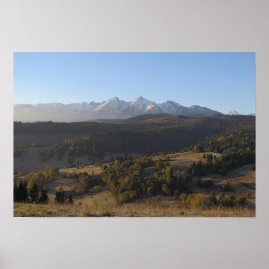 Autumn Tatras Poster (Voorkant)