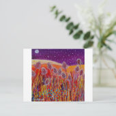 Autumn Teasels Briefkaart (Staand voorkant)