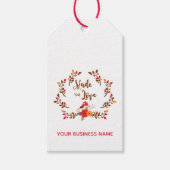 Autumn Thank Craft Articles Handmade Cadeaulabel (Voorkant)