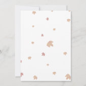 Autumn Thanksgiving Dinner Party Art Kaart (Achterkant)