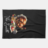 Autumn Thanksgiving kookploeg | Herfst Holiiday Theedoek (Horizontaal)