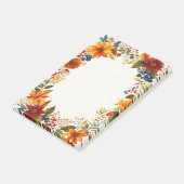 Autumn Theme Flowers & Berries Post-it® Notes (Schuin)