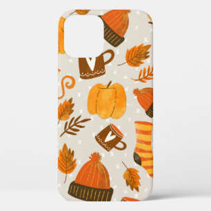 Autumn Theme Seamless Pattern Tile Case-Mate iPhone Case