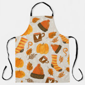 Autumn Theme Seamless Pattern Tile Schort (Voorkant)