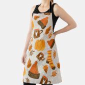 Autumn Theme Seamless Pattern Tile Schort (Insitu)