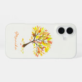 Autumn Theme Tree iPhone 16 Hoesje (Achterkant horizontaal)